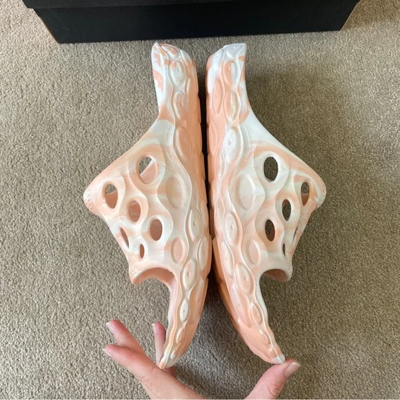 Merrell  Hydro Moc Sliders Size UK 11 Peach Slippers Sandals New With Box - Picture 9 of 9